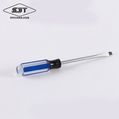 Custom Logo Promotional Hand Tool Small Slotted Screwdriver Bits,CR-V Cross Slotted Screwdriver