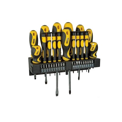 Hot Sale 18pcs PVC Handle Phillips And Flat Head Screwdriver Set